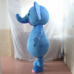 Elephant mascot costume Adult blue elephant mascot costume