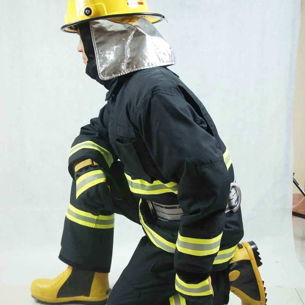 EN ISO tissu anti feu ignifuge pour tenue de sapeurs-pompier fire fighting suit firefighters uniforms fireman costumes garments