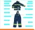 Import EN469 Nomex fireman suit firefighting uniform from China