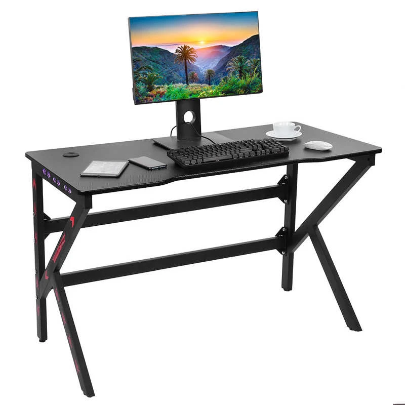 Ergonomic K Shape Gaming Table Computer Table Home Simple Bedroom  Gaming Desk