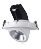EU standard gimbal dimmable led ceiling spot light,recessed cob commercial spotlight