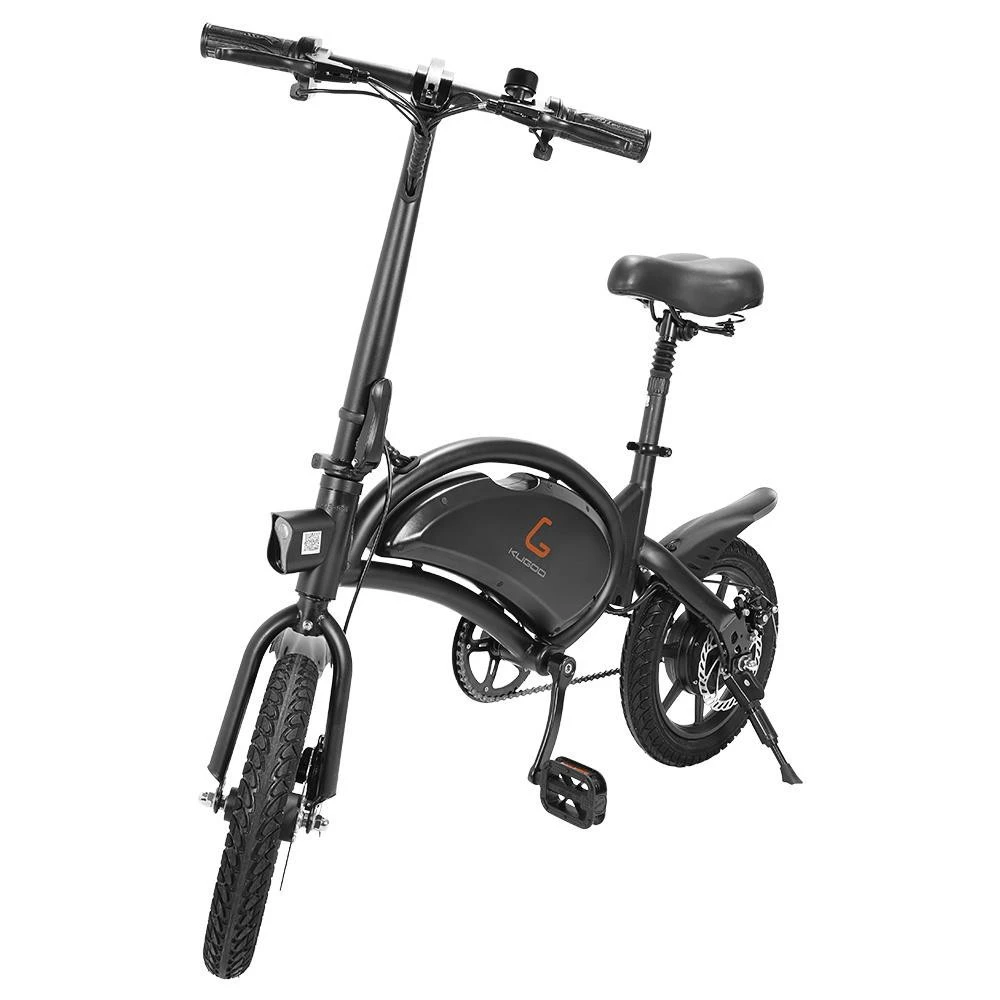 [EU STOCK Duty Free] Kugoo Kirin B2 14 Inch Fat tire Folding Electric Moped Bike 48V 400W 45KM/H Electric bicycle outdoor e bike