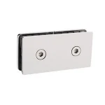 EUROMEGA Guangzhou hardware 180 degree shower tempered glass door clamp