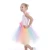 Import European and American hot selling childrens performance clothes Rainbow Dress Stage performance princess skirt from China