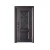 Import European design superior quality black bulletproof front metal stainless steel doors security steel exterior door from China