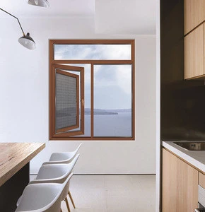 European Standard Swing Out Aluminum Window Inner Mesh / aluminium windows and doors for house