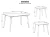 Import european style square mdf restaurant designers dining table and chair sets from China