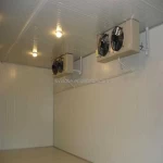 evaporative solar air cooler system used in cold room freezer