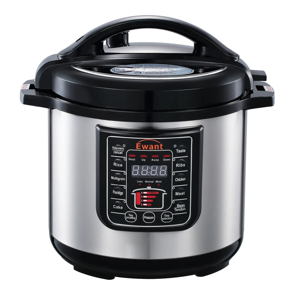 Ewant 8Liter Electric Pressure Cooker Instant Stainless Steel Pot Cooker