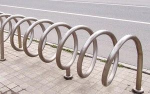 Export Rolling Round Cage Outdoor Bike Rack, Bicycle Rack, Bicycle Parking Rack