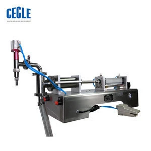 F6-300 20-300ML Portable new product penumatic energy drink liquid filling machine for wholesales