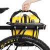 Factory Black Bike Bag Waterproof Bike Pannier Bag Rack Bicycle Saddle Bag