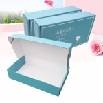 factory Custom Corrugated Cardboard Paper Packaging  Strip Printed self sealing Mailer Shipping Gift Box With Logo