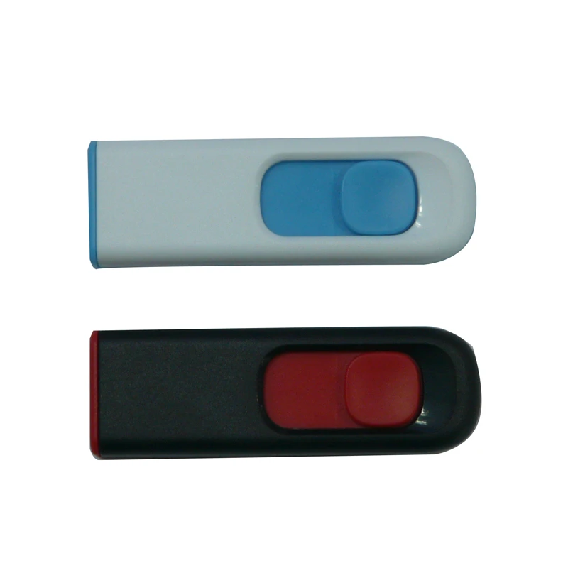 Factory Customization Best Price Wholesale USB Flash Drive Plastic 2GB Removable Disk Clear Plastic Disk