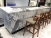 Factory customized marble front desk/reception desk bar /cashier desk/processing simple streamlined