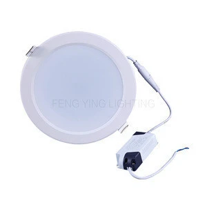 Factory direct supply customized recessed round smd 12w downlight led cut out 175mm,6 inch led downlight dimmable