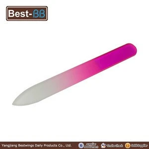 factory outlets wholesale baby glass nail file/ mini nail buffer