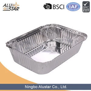 Factory price customized takeaway aluminium foil box,aluminium foil container china manufacturer,foil container