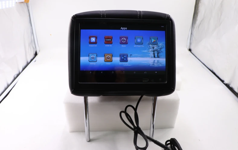 Factory Price!!!Car Android system Quad Core headrest monitor headrest mp5 player Built-in Speaker Support USB SD Games