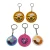 Import Factory Promotion rubber key chains key holder custom shape 3D Soft PVC Rubber Keychains from China