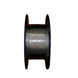 Factory Supply 3mm 7x7 304 or 316 stainless steel wire rope price