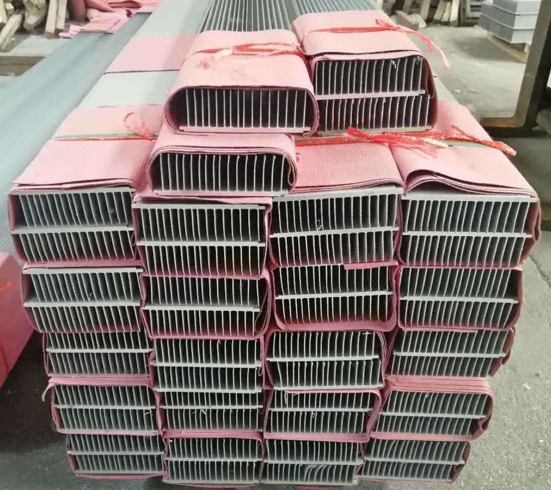 Factory supply customized 6063 T5 aluminium heat sink extrusions