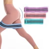 Factory supply polyester with latex elastic bands adjustable long resistance band make your own resistance bands
