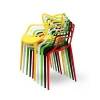 Factory Wholesale Home Outdoor Furniture General Use Cheap Stackable Colorful Plastic Cafe Hotel Wedding Chairs Dining chair