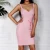 Import Factory Wholesale Low Price Spaghetti Strap V Neck Bandage Dress Bodycon Club Dress from China