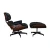 Import Factory wholesale Modern Designer living room Furniture most Comfortable wood leather lounge chair with ottoman from China