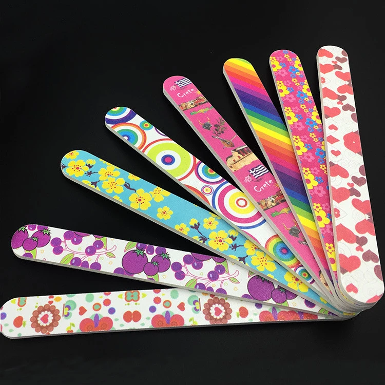 Factory Wholesale Nail Buffer Professional Nail File Disposable Straight Nail Art File Personal Manicure Tool