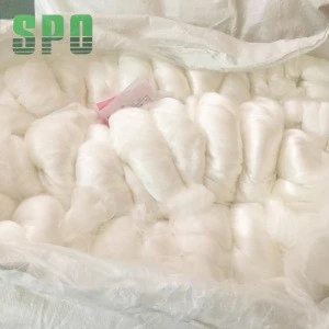 factory wholesale pure silk top combed silk fiber shining material