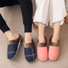 Family Indoor Slippers Unisex Love Heart Faux Fur Cozy Plush Indoor Thermal Winter Slippers for Men Anti-Slip Soles