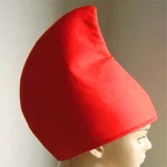 Fancy dress halloween costume blue smurfs party hat