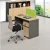 Import fashion design office furniture modern 4 people 2 people one people office table from China
