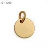 Fashion Gold custom sewing tags for swimwear,Zinc alloy metal engraved logo tags for garments