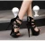 Import fashion  fetish platform model show high heels womens leaky toe large sandals leaky toe platform sandals from China