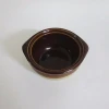 Fashion style mail box pack brown color ceramic mini casserole without lid