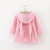 Import fashion winter baby fleece kids coat autumn rabbit ears children outwear solid casual COAT from China