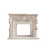 Import Fashionable Limestone Marble Electric Fireplace, Supplier Manufacturing Angelic Beige Marble Fireplace# from China