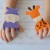Import Felt finger puppets toddler toy Baby activity Animal game Educational toy Fine motor skills Eco-friendly toy from China