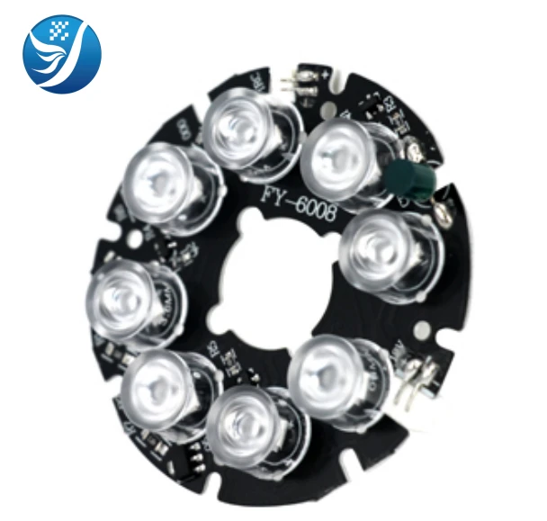Feyond FY-6008 8 led ir pcb board 2835 CCTV Camera Parts Factory Infrared SMT LED with 6 Leds
