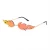 Import Fire Flame Custom Logo Promotion Sunglasses,  Women Rimless Wave Trendy Sunglasses Sun Glasses from China
