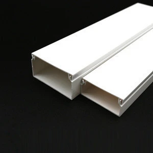 Fire-proof different types wire casings cable trays pvc trunking for electrical cables