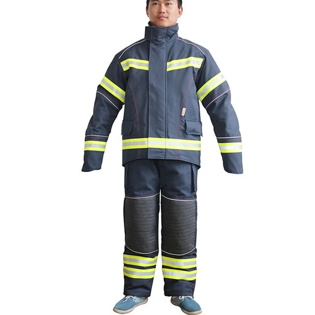 fireman fire fighting suit uniform clothing with weep hole