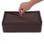 Import Foldable Storage Box Bra Underwear Closet Organizer Drawer Divider Kit Set of 4 Dark Brown from China
