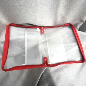 Folder Travel Document Pouch Made By 100% Recycled PP Zip Bag A4 File Clear Organizer Bags Document File Folder Zipper