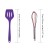 Import Food Colorful 10 Pcs Set Soft Silicone Heat Resistant Kitchen Cooking Utensils from China