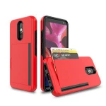 for LG Stylo 5 case three cards holder pocket mobile phone cover