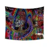 Free Sample Bohemian Psychedelic Tapestry Hippie Wall Hanging 3D Print Trippy Tapestry